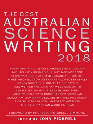 cover image of The Best Australian Science Writing 2018